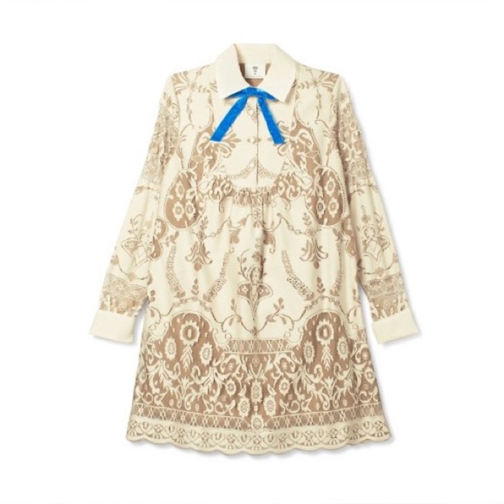 SOLD Anna Sui for Target Long Sleeve Shift Mini